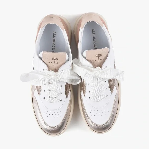 NIB ALL BLACK Puff Sneaker Rose Gold 41 (9.5 / 10) - Picture 4 of 7